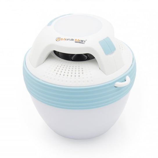 Pływający głośnik basenowy 8W Technaxx światło LED do 10m Bluetooth mikrofon (biały) Technaxx
