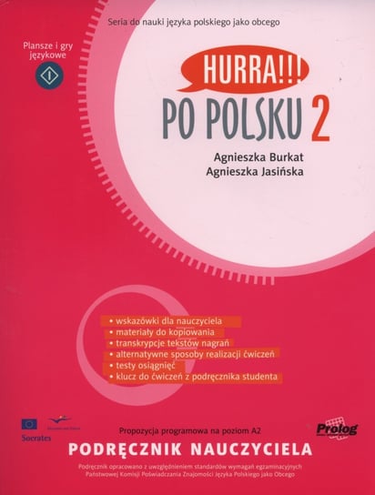 Po polsku 2. Podręcznik nauczyciela. Poziom A2 Burkat Agnieszka, Jasińska Agnieszka