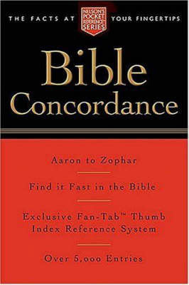 Pocket Bible Concordance Nelson Thomas