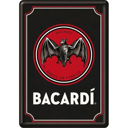 Pocztówka 14x10 cm Bacardi Logo Nostalgic-Art Merchandising