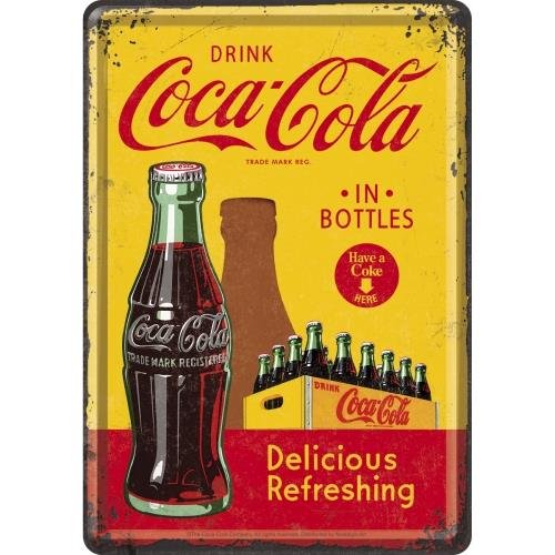 Pocztówka 14x10 cm Coca-Cola - In Nostalgic-Art Merchandising