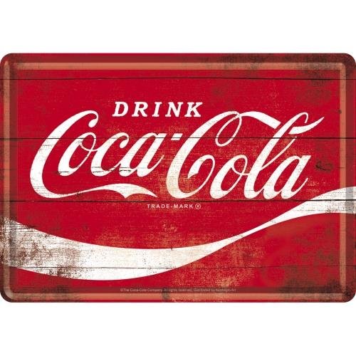 Pocztówka 14x10 cm Coca-Cola - Log Nostalgic-Art Merchandising