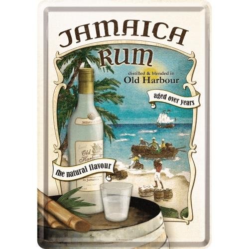 Pocztówka 14x10 cm Jamaica Rum Nostalgic-Art Merchandising