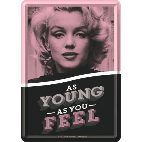 Pocztówka 14x10 cm Marilyn - As Yo Nostalgic-Art Merchandising