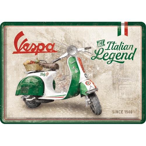 Pocztówka 14x10 cm Vespa Italian Nostalgic-Art Merchandising