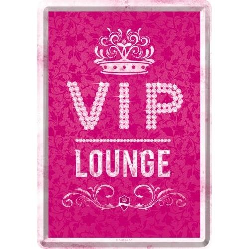 Pocztówka 14x10 cm VIP Pink Lounge Nostalgic-Art Merchandising