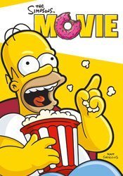 Pocztówka Simpsons - Homer Popcorn reinders