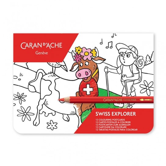 Pocztówki Do Kolorowania Caran D Ache Swiss Explorer Carandache