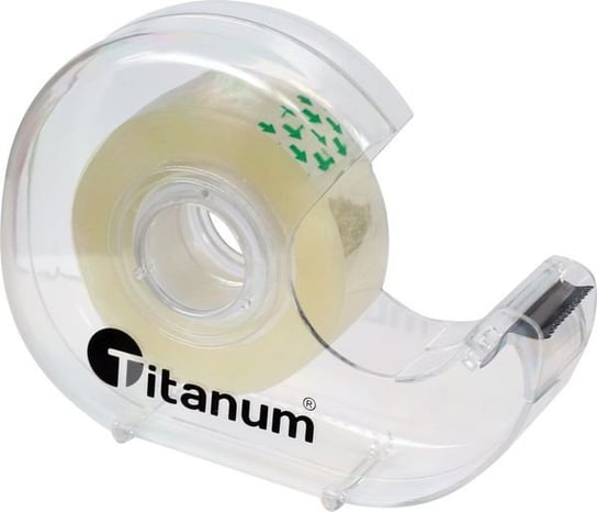 Podajnik Do Taśmy Przeźroczysty + Taśma Titanum Titanum