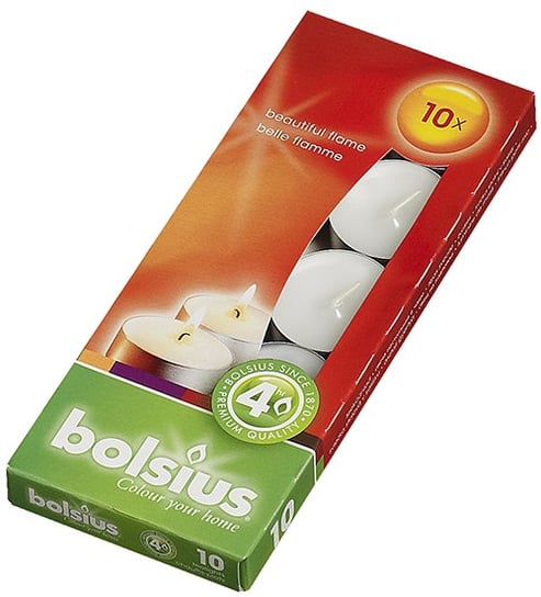 Podgrzewacze bezzapachowe tealight BOLSIUS 4H BOX 10szt. Bolsius