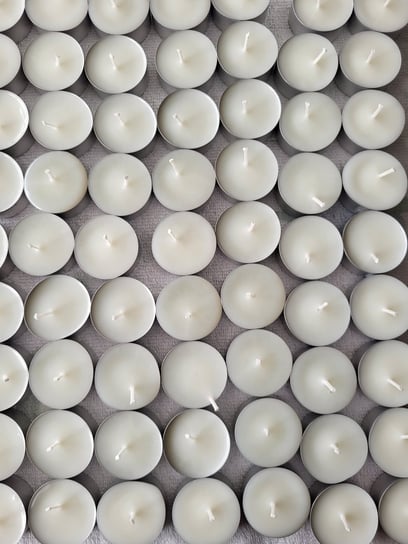 Podgrzewacze Sojowe Tealight 100Szt Bezwonne Naturalne Mamasi Candle