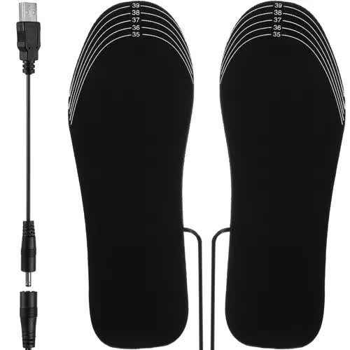 Podgrzewane Wkładki do Butów 35-40 Ogrzewacze do Stóp Termiczne USB na Zimę Artemis