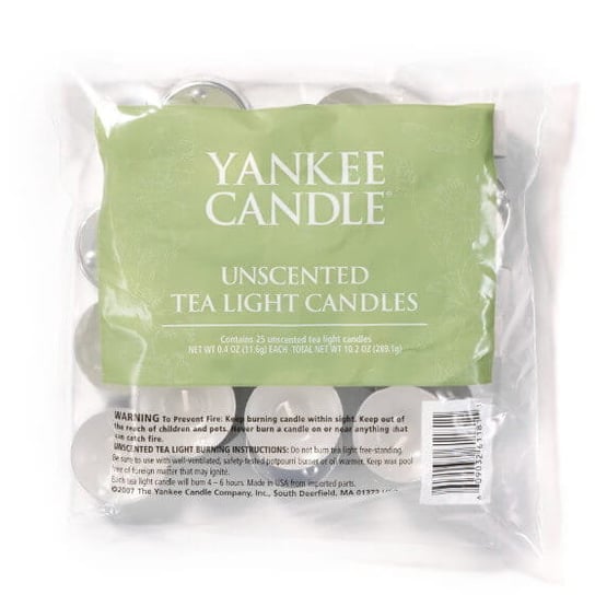 Podgrzewcze bezzapachowe YANKEE CANDLE, tealighty 25 sztuk Yankee Candle