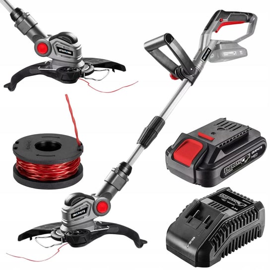 Podkaszarka Kosa Akumulatorowa na Żyłkę + 2 Ah Bateria + Ładowarka GRAPHITE GRAPHITE