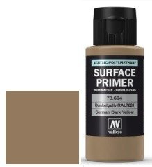 Podkład akrylowy, Vallejo Surface Primer, German Dark Yellow, 60 ml Vallejo