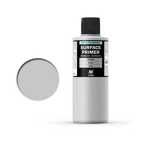 Podkład akrylowy, Vallejo Surface Primer, Grey, 200 ml Vallejo