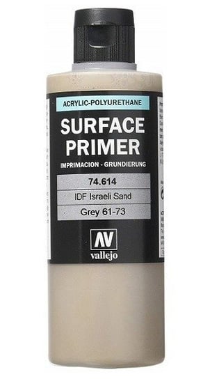 Podkład akrylowy, Vallejo Surface Primer, IDF Israelí Sand Grey 61-73, 200 ml Vallejo