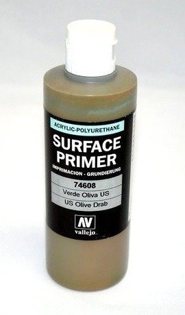 Podkład akrylowy, Vallejo Surface Primer, U.S. Olive Drab, 200 ml Vallejo