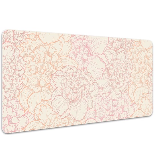Podkład na biurko Różowe kwiaty 100x50 cm Coloray