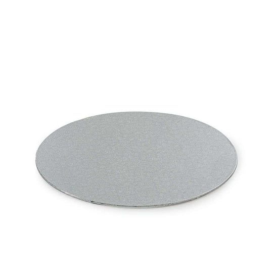 Podkład Srebrny Okrągły Wytłaczany 18 cm Grubość 0,3 Cuki Alfatec