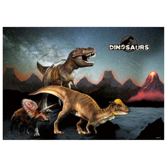 Podkład szkolny na biurko obustronny Dinozaury Derform