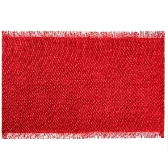 Podkładka EUROFIRANY DENISE, czerwona, 30x45 cm, 6 szt. Eurofirany