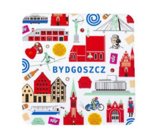 Podkładka korkowa M BDG Bydgoszcz symbole Folkstar