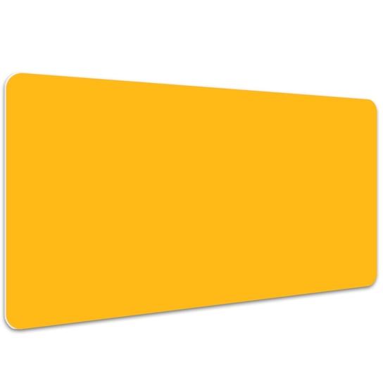 Podkładka mata ochronna na biurko żółta 100x50 cm, Dywanomat Dywanomat