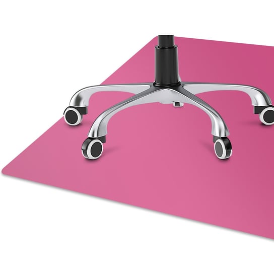 Podkładka Mata podkładka pod krzesło różowa 100x70 Dywanomat