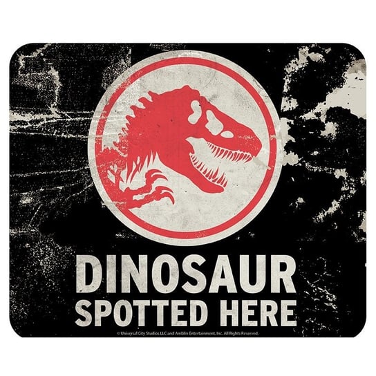Podkładka Materiałowa Pod Mysz Jurassic Park - Caution Dinosaur Inny producent