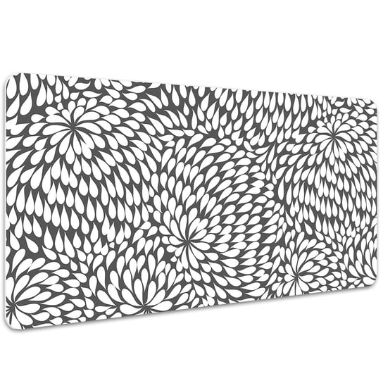 Podkładka na biurko Abstrakcyjny czarny kwiat 100x50 cm Coloray