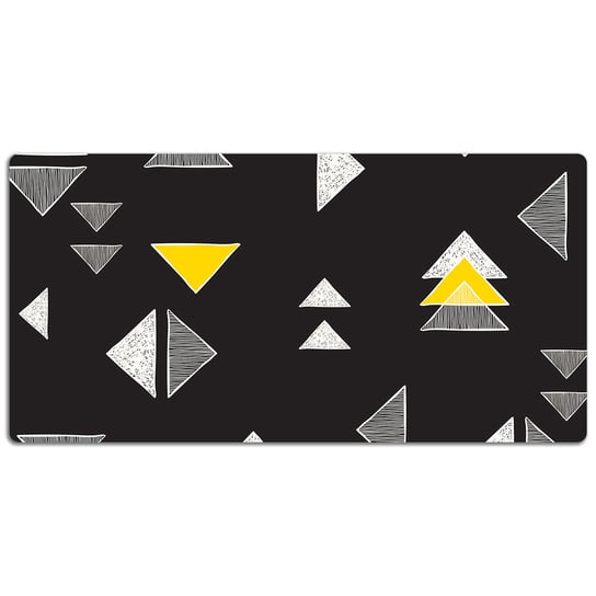 Podkładka na biurko Rysowane geometryczne trójkąty 120x60 cm Coloray