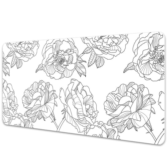 Podkładka na biurko Rysunek róż 90x45 cm Coloray
