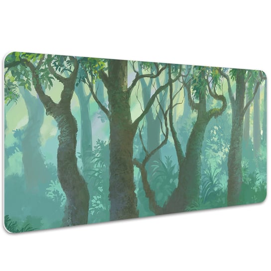 Podkładka na biurko z nadrukiem Krajobraz mrocznego lasu 100x50 cm Coloray