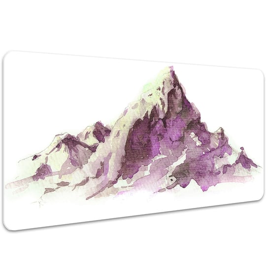 Podkładka na biurko z nadrukiem Zimowy górski krajobraz 100x50 cm Coloray