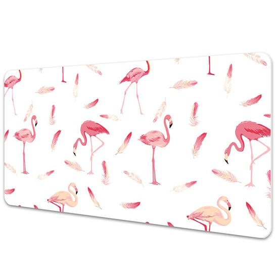 Podkładka na całe biurko Czerwone flamingi 90x45 cm Coloray