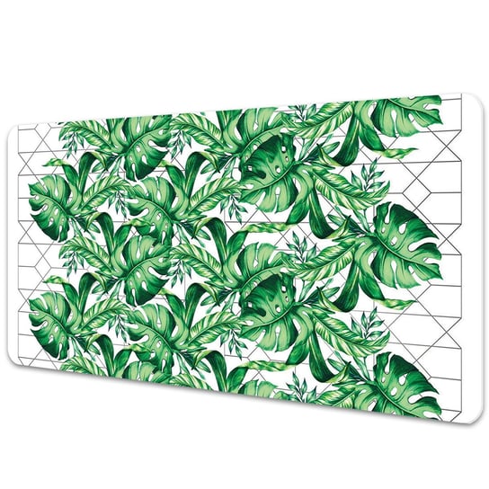 Podkładka na całe biurko Monstera na tle linii 90x45 cm Coloray