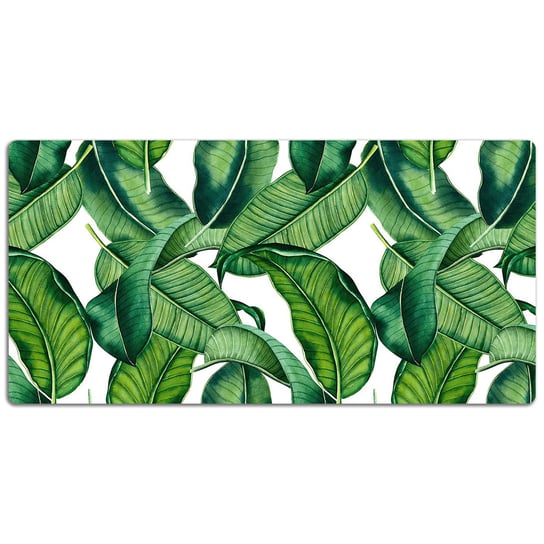 Podkładka na całe biurko Rysowane liście palmy 120x60 cm Coloray