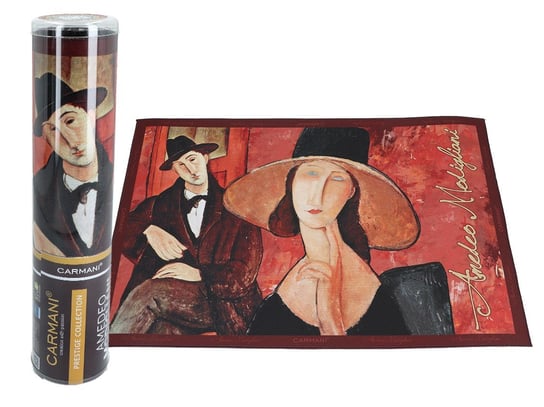 Podkładka na stół - A. Modigliani, Kobieta w kapeluszu i Mario Varvogli (CARMANI) Carmani