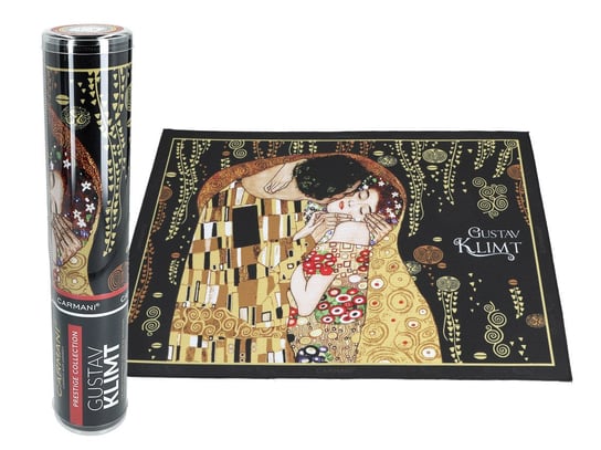Podkładka na stół - G. Klimt, Pocałunek (czarne tło) (CARMANI) Carmani
