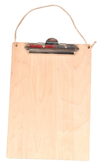 Podkładka pod kartki clipboard A4 z sznurkiem skrzynkizdrewna
