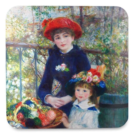 Podkładka pod kubek Dwie siostry (na tarasie) Pierre-Auguste Renoir Szyjemy Sztukę