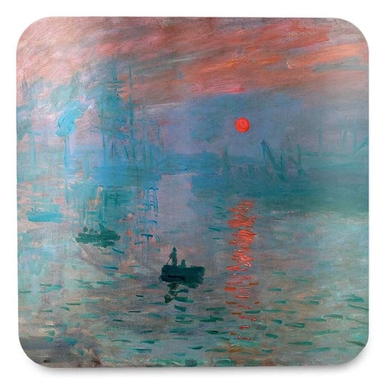 Podkładka pod kubek Impresja, wschód słońca Claude Monet Szyjemy Sztukę