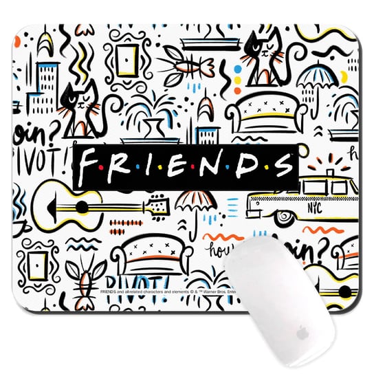 Podkładka pod mysz Friends wzór: Friends 025, 22x18cm Inna marka