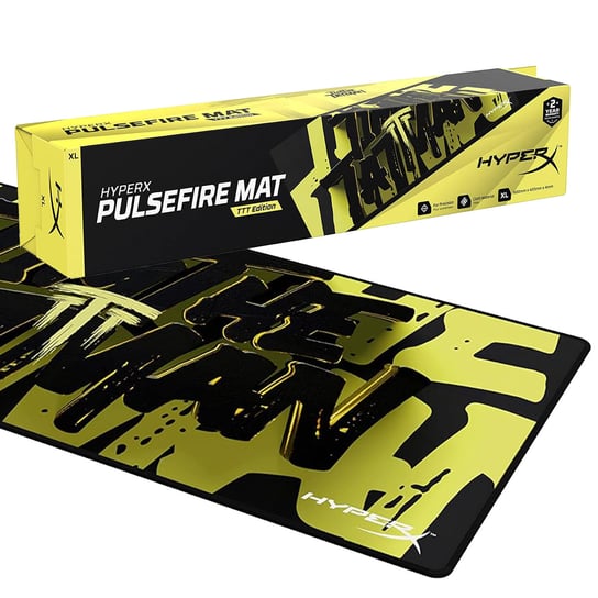 Podkładka pod mysz - HyperX Pulsefire Mat Gaming Mouse Pad TimTheTatMan Edition - Antypoślizgowa Bezszwowa Żółta HyperX