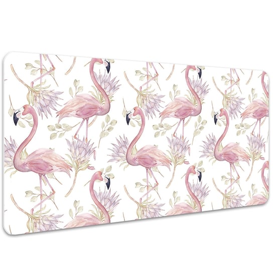 Podkładka pod mysz i klawiaturę Flamingi 100x50 cm, Dywanomat Dywanomat