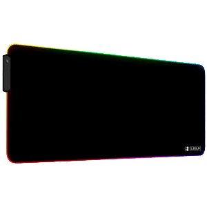 Podkładka pod mysz komputerową SUBBLIM XL Premium, ze światłem LED RGB, 9 kolorów, antypoślizgowa gumowa podstawa, do przewodowego lub bezprzewodowego PlatinumGames