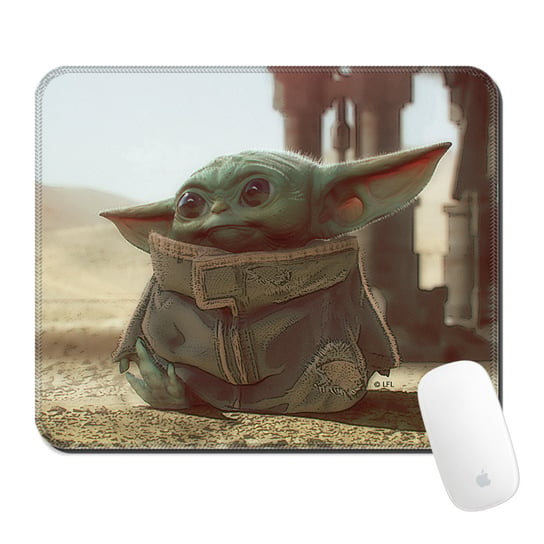 Podkładka pod mysz Star Wars wzór: Baby Yoda 003, 32x27cm Inna marka