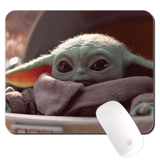 Podkładka pod mysz Star Wars wzór: Baby Yoda 021, 22x18cm Inna marka