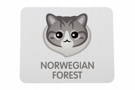 Podkładka pod mysz z kotem norweskim leśnym Inny producent